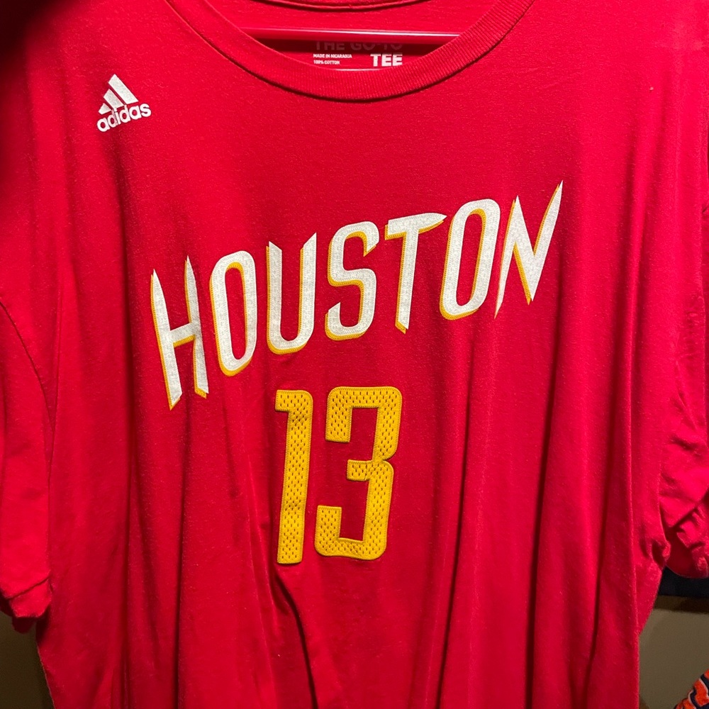 James Harden #13 Houston Rockets Adidas Shirt 2XL